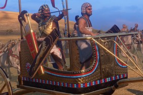 Total War: Pharaoh Ramesses on a chariot