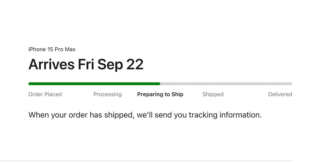 Why Hasn't My iPhone 15 or iPhone 15 Pro PreOrder Shipped Yet