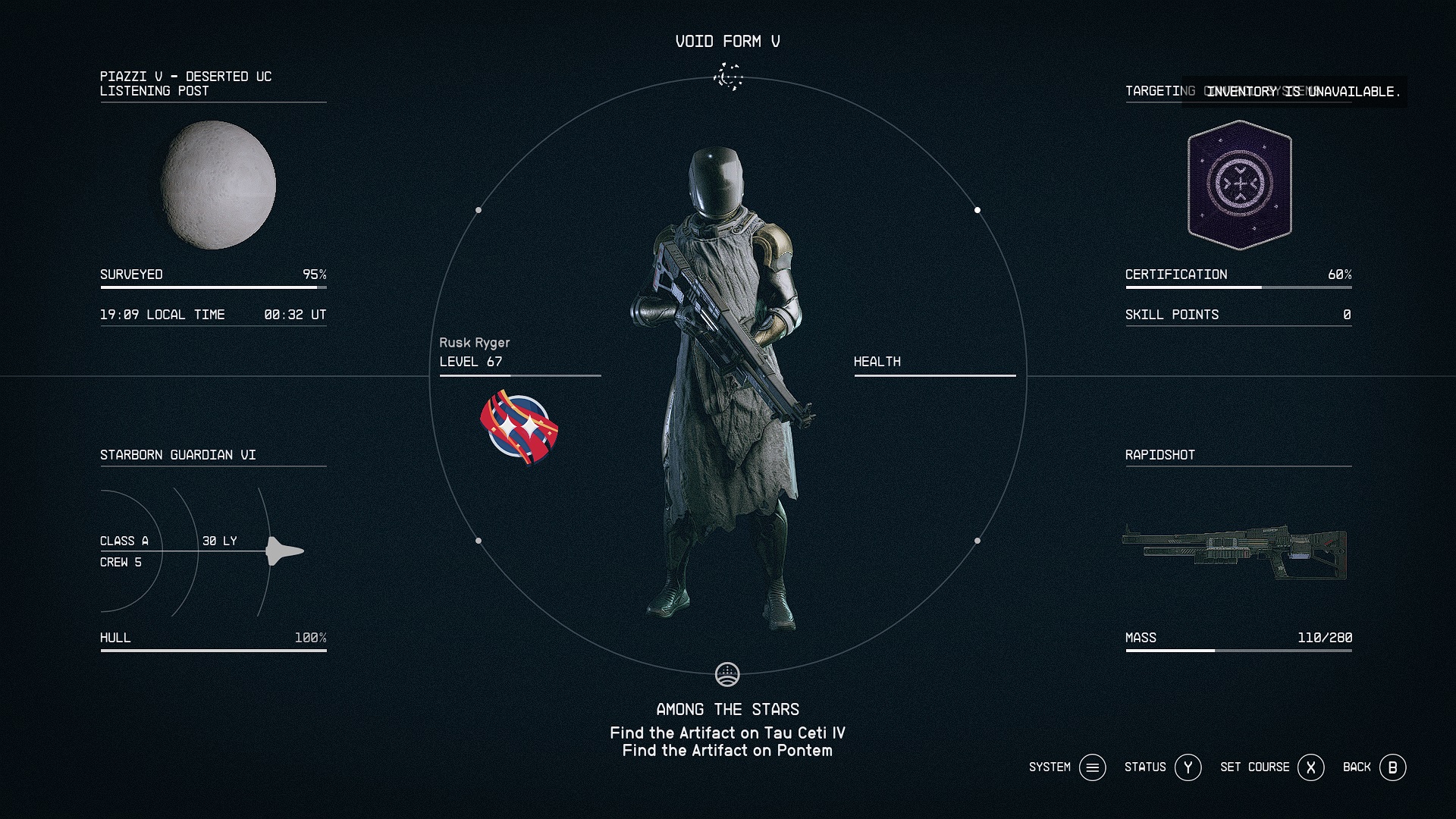 Starfield Can't Save Bug: Why Is There No Inventory in New Game Plus ...