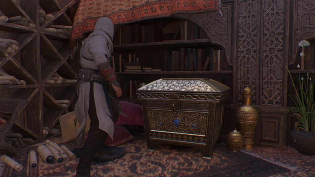 AC Mirage House of Wisdom Gear Chest: How to Get the Treasure in the Library