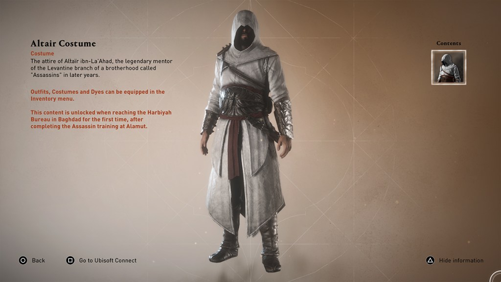 AC Mirage Altair Skin: How to Get the AC1 Costume in Assassin's Creed Mirage