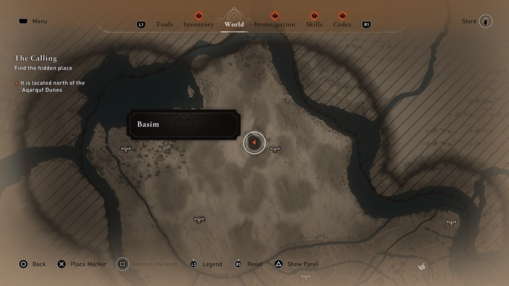 AC Mirage The Calling: How to Find the 'Aqarquf Dunes