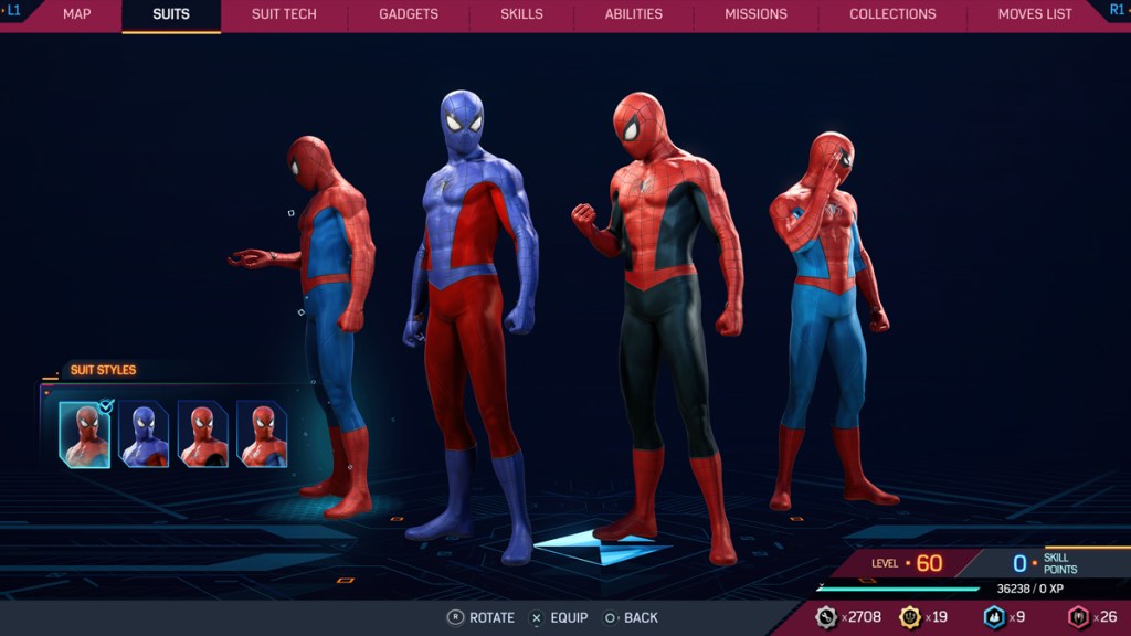 Every Unlockable Suit in Marvel's Spider-Man 2