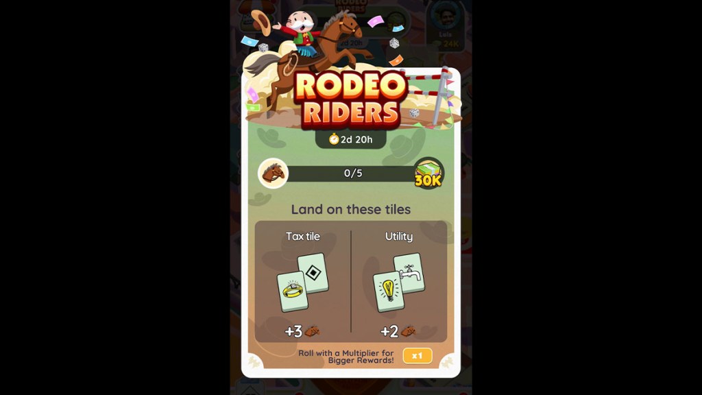 Monopoly Go Rodeo Riders Milestones