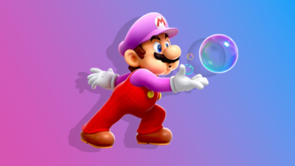 Super Mario Wonder Bubble Mario