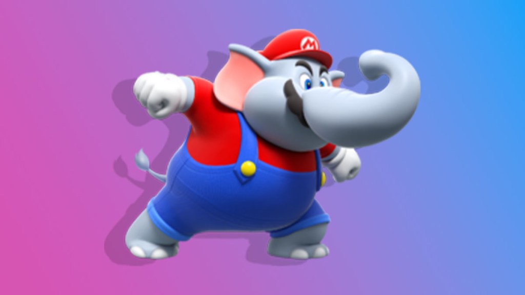 Super Mario Wonder Elephant Mario