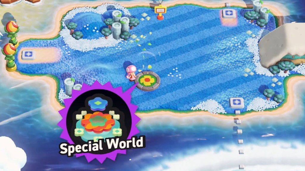 Super Mario Wonder Special World Petal Isles Warp Location