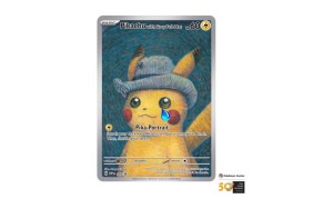 Van Gogh Pikachu in Grey Felt Hat Promo Card Pokemon Center Orders Canceled