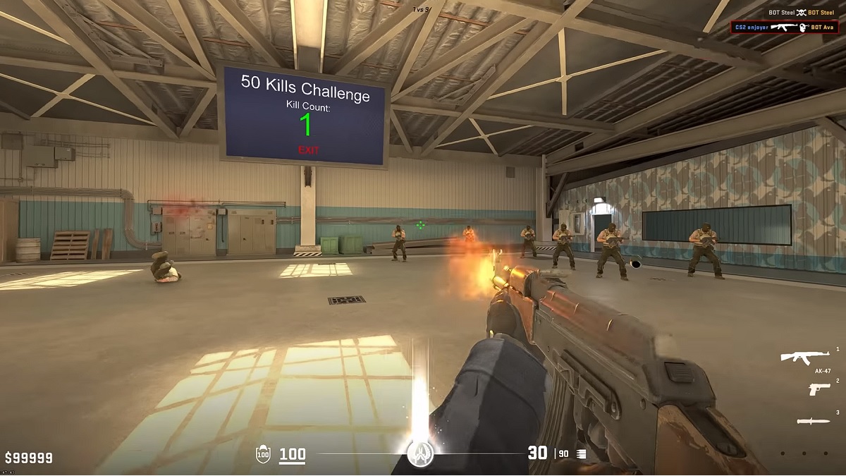 CS2 Aim Training Map: Best Aim Practice Maps for Counter-Strike 2 -  GameRevolution