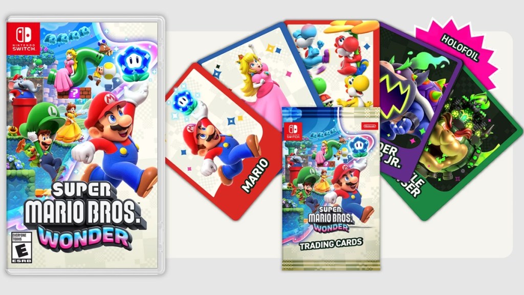 Super Mario Wonder Trading Cards Value Walmart Price Trade Worth Elephant Holofoil