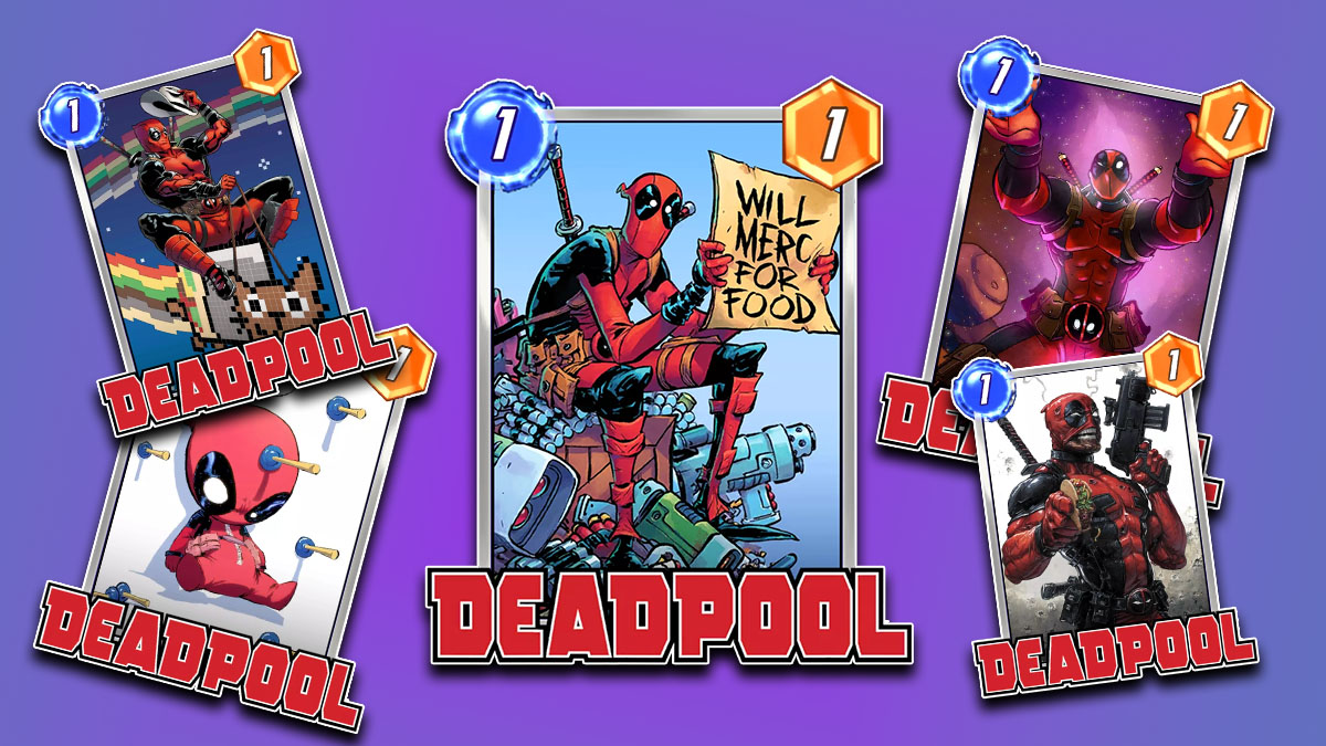 Marvel Snap Deadpool Variants List - GameRevolution