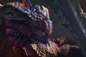 Baldur's Gate 3: a close-up of a red colored dragon.