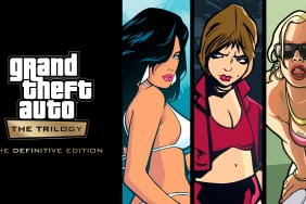 Grand Theft Auto: the three women from the covers of GTA3, Vice City, and San Andreas.