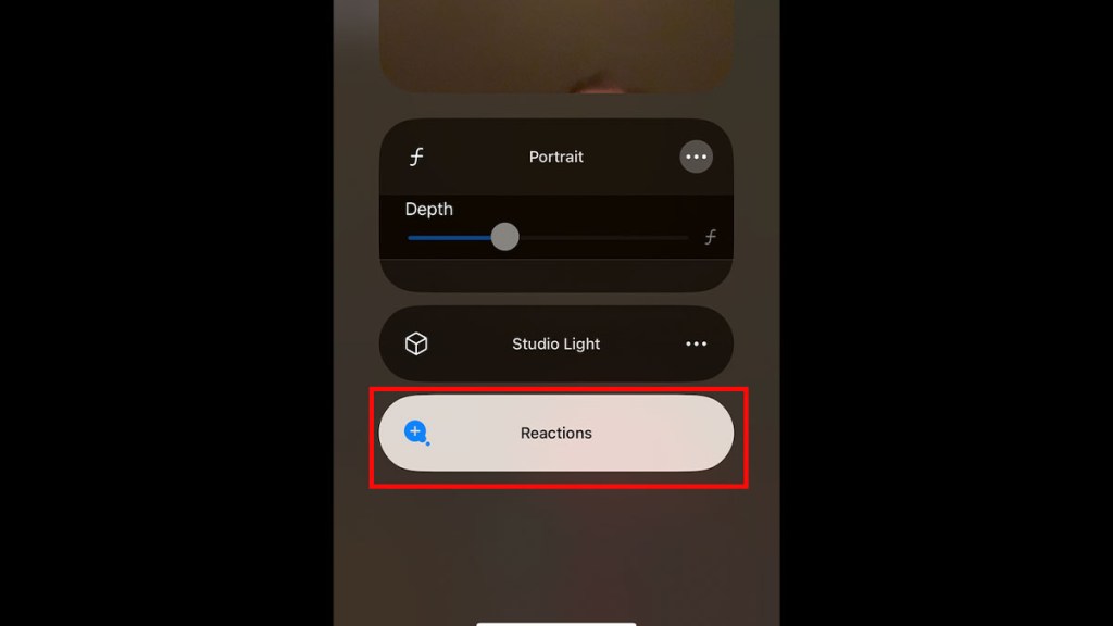 iOS 17 FaceTime Hand Gestures Control Center Toggle