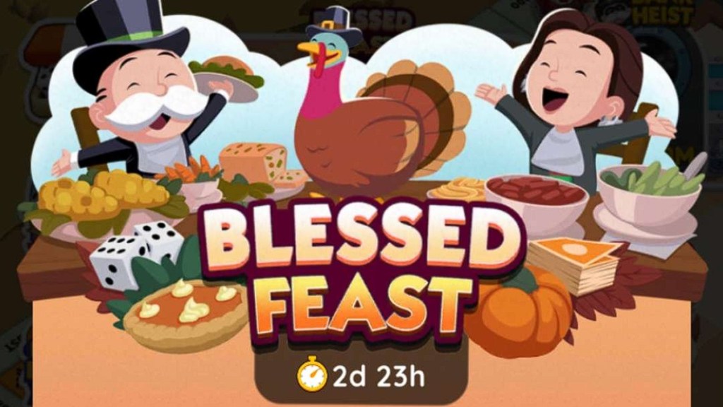 Monopoly Go Blessed Feast Milestones Rewards List November 21 24 2023 Event