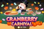 Monopoly Go Cranberry Carnival Milestones Rewards List