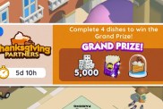 Monopoly Go Thanksgiving Partners Event Milestones Rewards Schedule Free Tokens