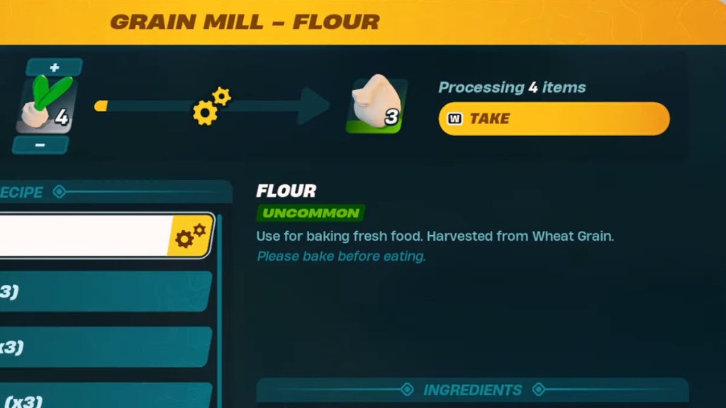 Lego Fortnite How to Get Flour