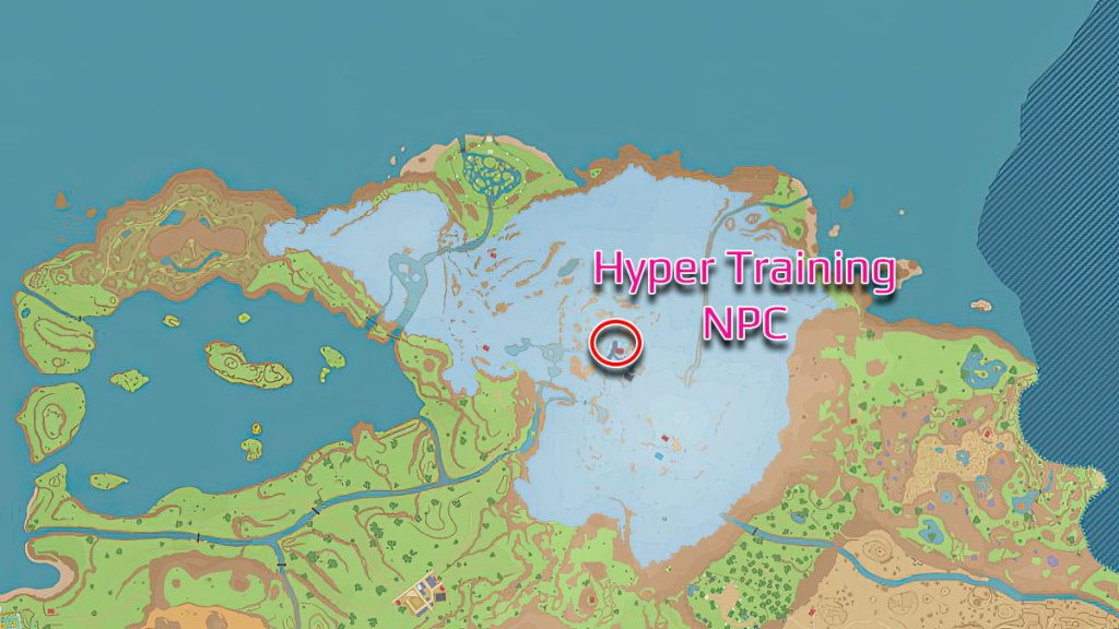 Pokemon Scarlet and Violet Hyper Training NPC Location Map