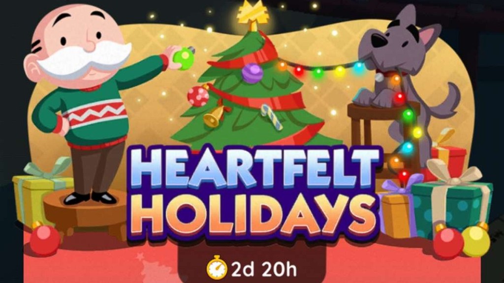 Monopoly Go Heartfelt Holidays Event Milestones Rewards List December 2023 Sticker Album