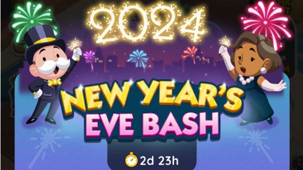 Monopoly Go New Years Eve Bash Milestones Rewards List December 30 2023 2024