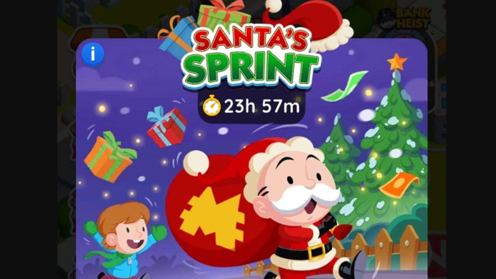 Monopoly Go Santa's Sprint Santas Tournament Rewards List Milestone Gifts