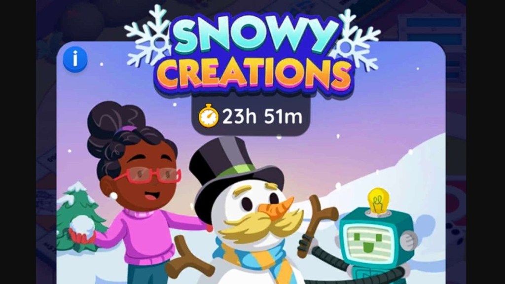 Monopoly Go Snowy Creations Tournaments Rewards List December 5 6 2023 Milestones Gifts