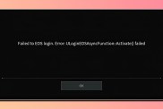 Palworld Failed to EOS Login Error Fix