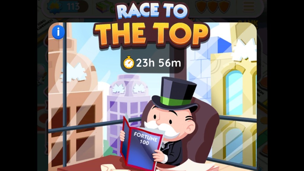 Monopoly Go Race to the Top Milestones Rewards List Tournament Event