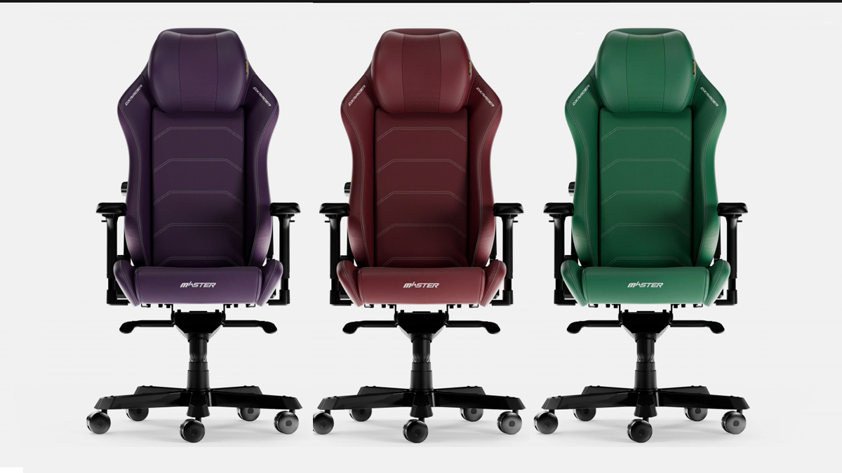 DXRacer MASTER XL Nero Tessuto la Sedia Gaming Originale