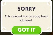 Monopoly Go Dice Links Not Working Sorry This Reward Has Already Been Claimed Glitch Message