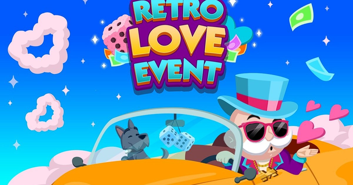 Monopoly Go Retro Love Milestones and Rewards List for February 1114