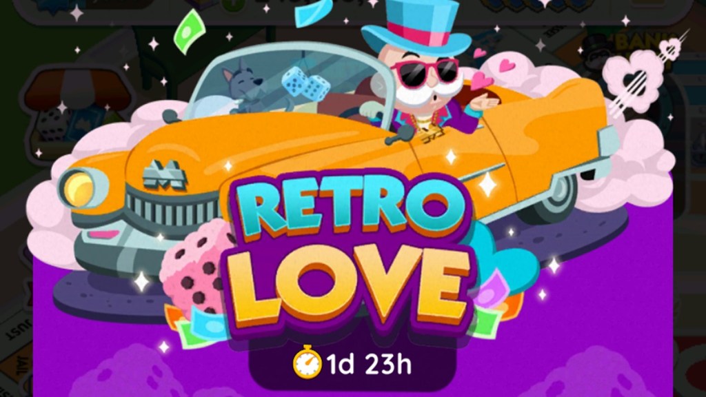 Monopoly Go Retro Love Milestones Rewards February 7 2024