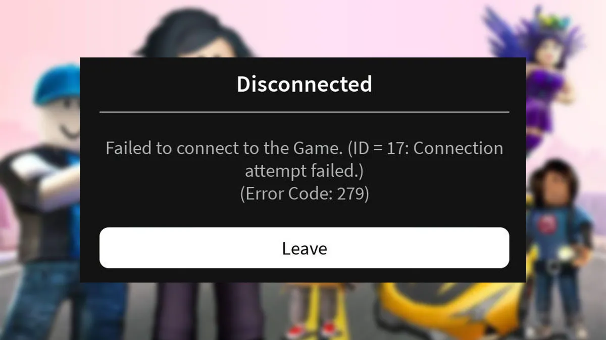 How to fix Roblox Error Code 279 - GameRevolution image.