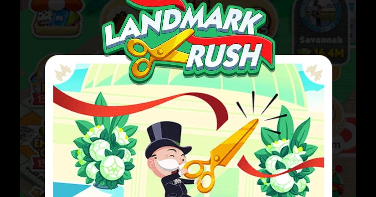 Monopoly Go Landmark Rush & Board Rush Schedule for March 2024 When Is