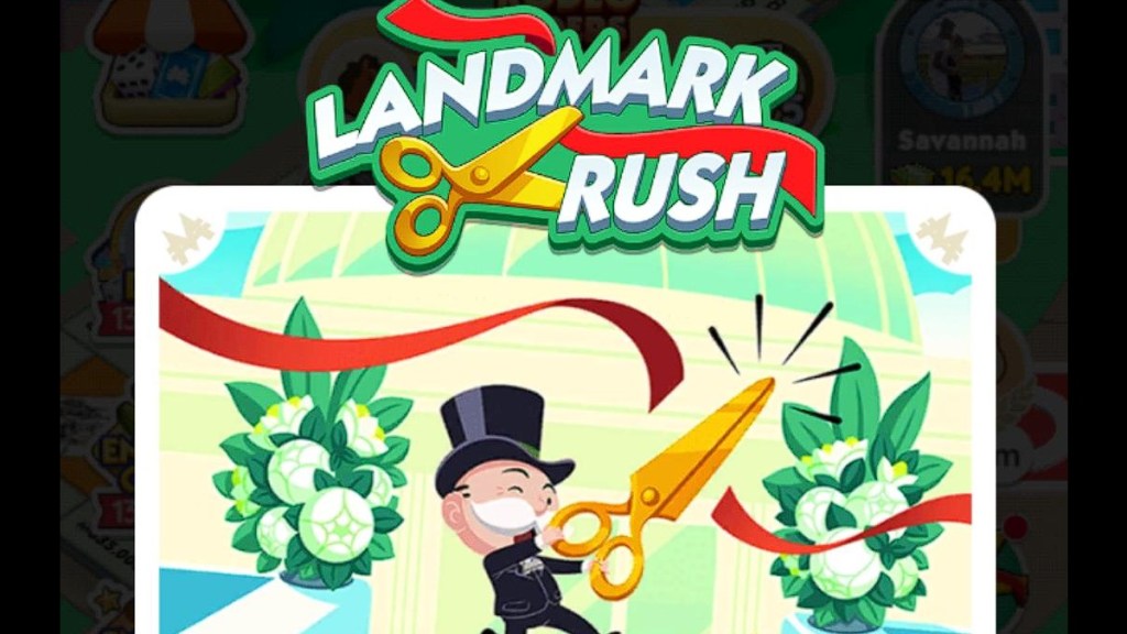 Monopoly Go Landmark Rush Board Schedule LR HR Boost Event March 2024