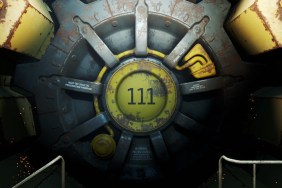 Fallout 4: the closed door on Vault 111.