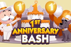 Monopoly Go 1st Anniversary Bash Milestones Rewards April 21 2024 Banner