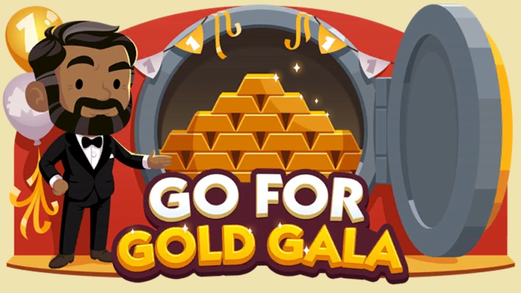 Monopoly Go Go for Gold Milestones Rewards List April 18 2024 Main Event Banner