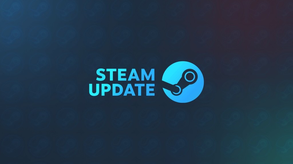 The Steam logo on a mostly dark teal background.
