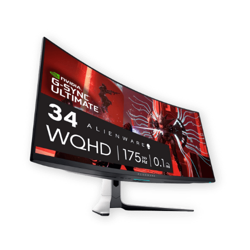 Alienware AW3423DW 34-inch Curved QD-OLED Gaming Monitor Best OLED Gaming Monitor by Alienware