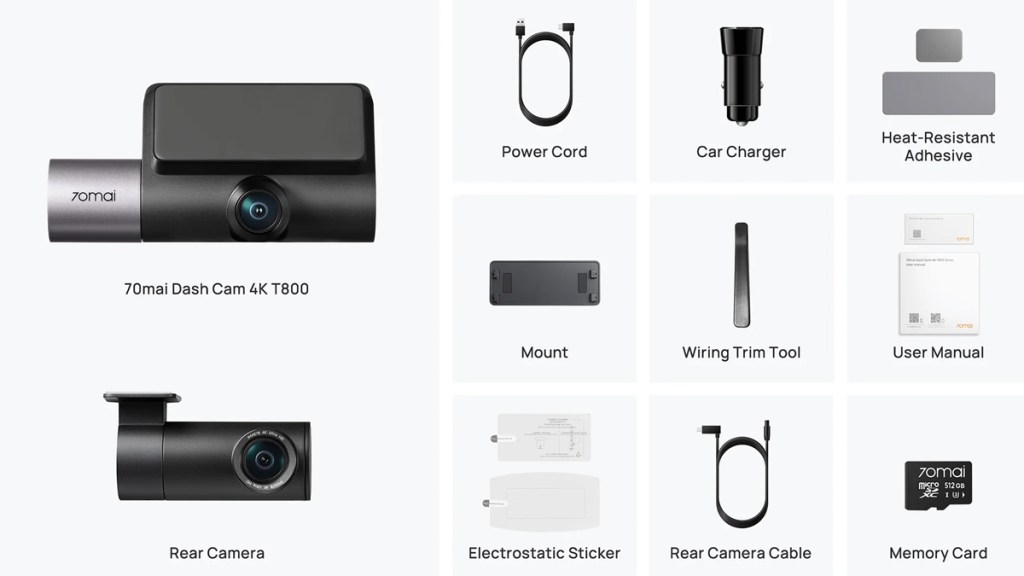 70mai Dash Cam 4K T800 Review