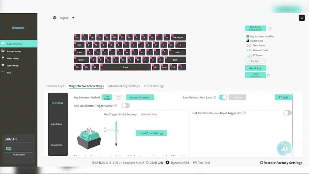Womier SK61 HE Keyboard Review