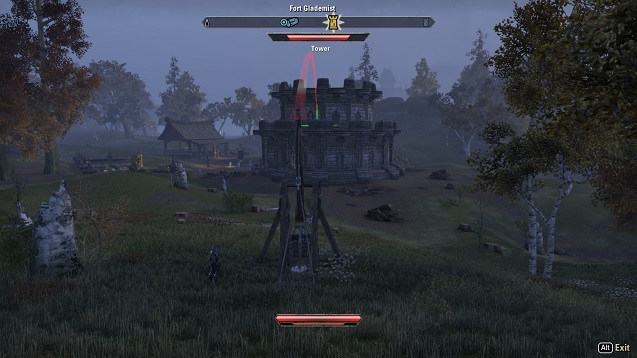 Destroying Tower With Siege Weapon