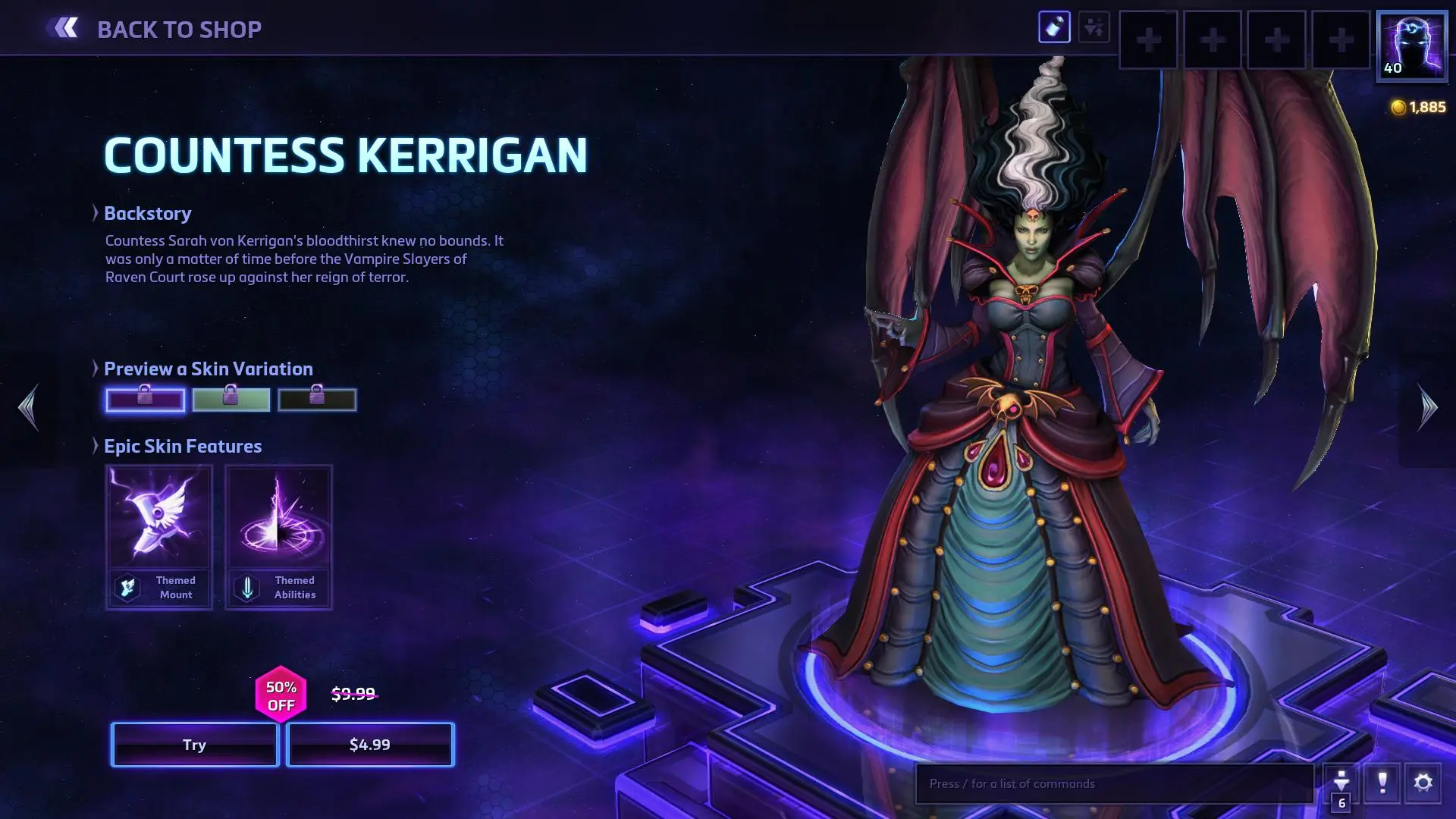 Best: Countess Kerrigan