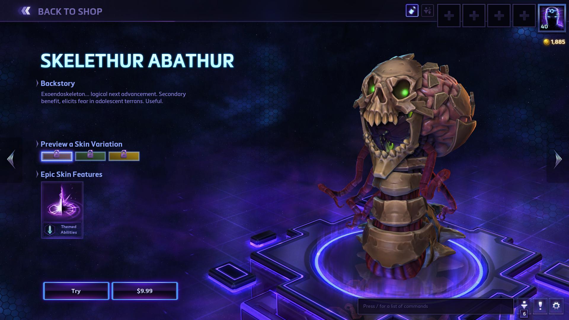 Best: Skelethur Abathur