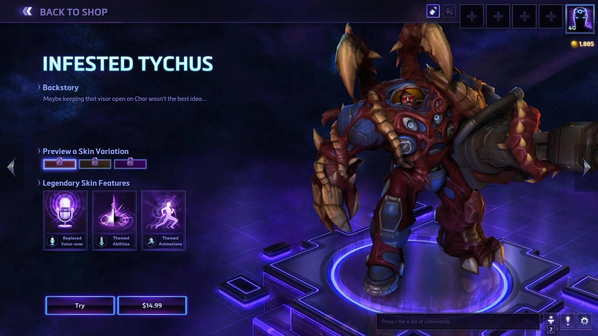 Best: Infested Tychus