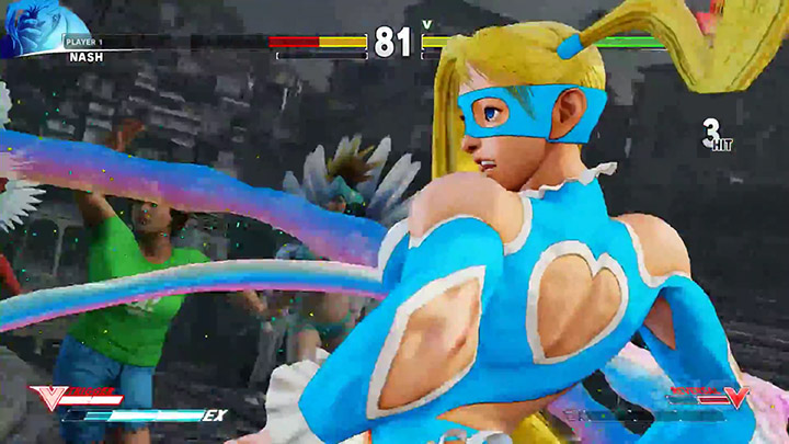 Street Fighter 5 censored move R, Mika #2