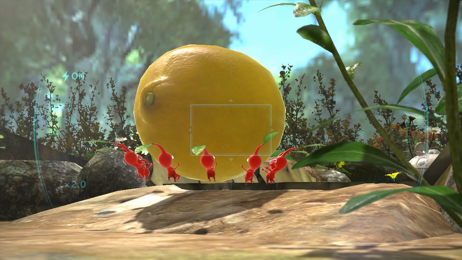 Pikmin Lifting A Lemon
