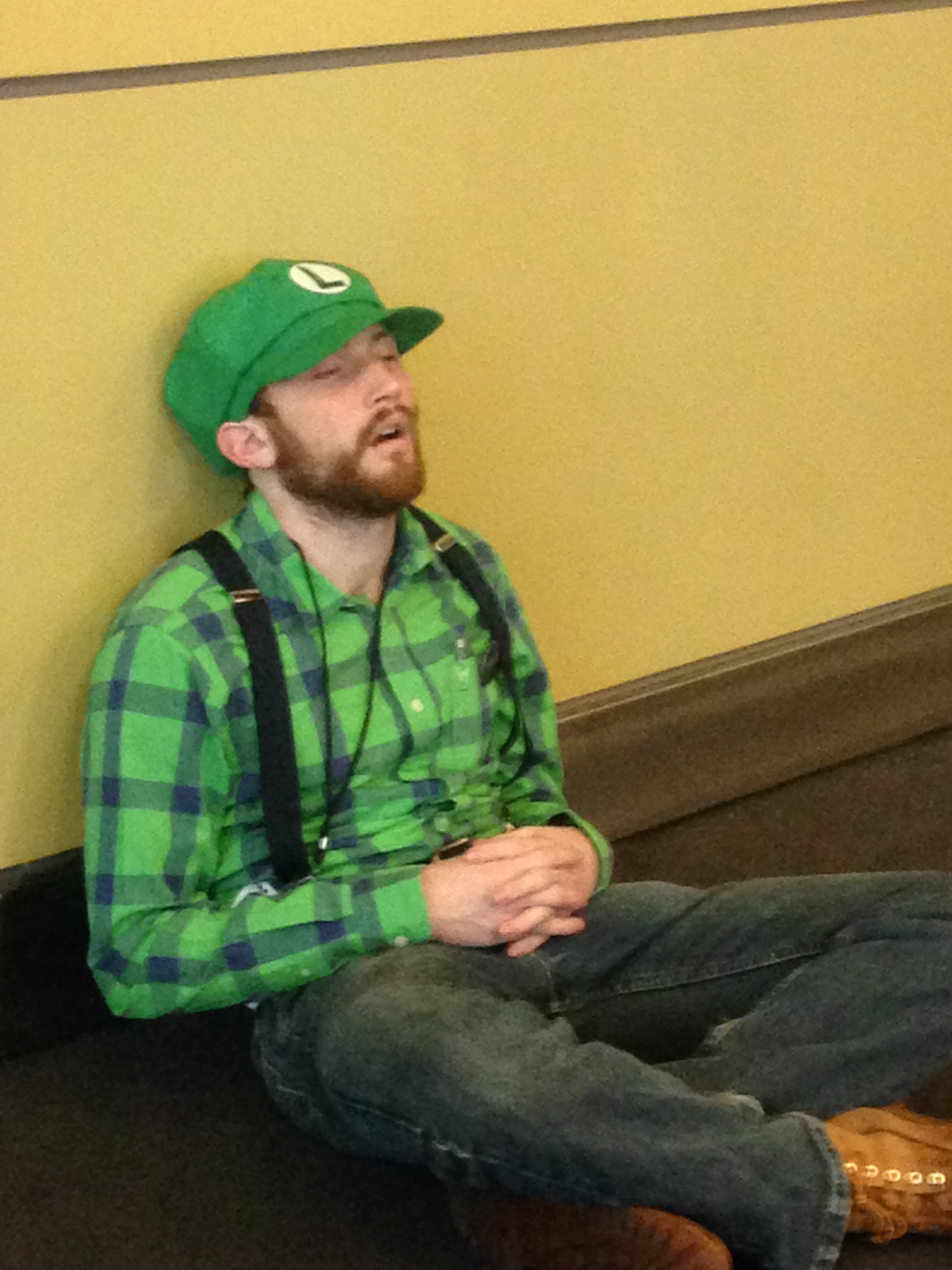 Thus proving once and for all that Luigi is the lazy Bros.